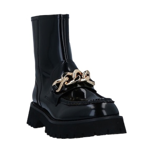 NIB RARE Jeffrey Campbell Recess Ankle Boot Chain-Embellished EU 40, US 9 - Picture 2 of 13